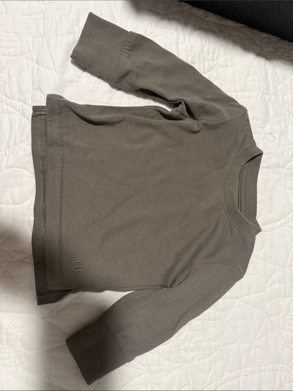 Little Bipsy Long-Sleeve Tee in Olive